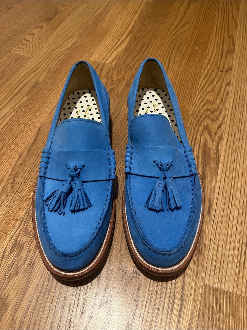 NWOT: Paul Smith Blue Suede Tassel Loafers
